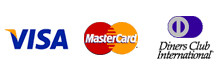 VISA , MASTER , DINERS