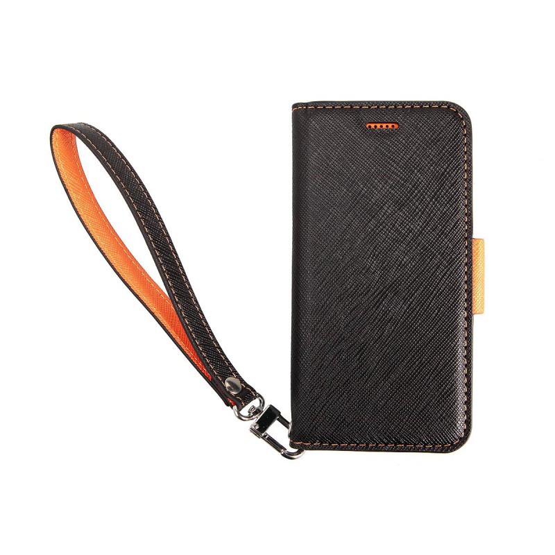 CoralloNu for iPhone6/iPhone6s/iPhone7/iPhone8��Black+Orange��CR_I47CSPLNU_BO