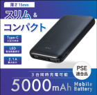 ������RiC��Х���Хåƥ꡼5000mAh�Хåƥ꡼�ԥ֥�å���RiC-MB0007/BK