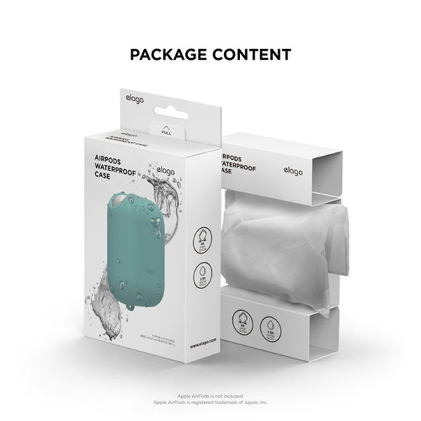 elago ���饴<BR>AirPods WaterProof Case <BR>for AirPods<BR>��Coral Blue��<BR>EL_APDCSSCWC_CB