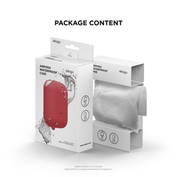 elago ���饴<BR>AirPods WaterProof Case <BR>for AirPods<BR>��Italian Rose��<BR>EL_APDCSSCWC_IR