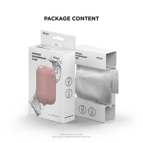 elago ���饴<BR>AirPods WaterProof Case <BR>for AirPods<BR>��Lovely Pink��<BR>EL_APDCSSCWC_PK