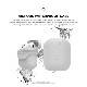 elago ���饴<BR>AirPods WaterProof Case <BR>for AirPods<BR>��White��<BR>EL_APDCSSCWC_WH