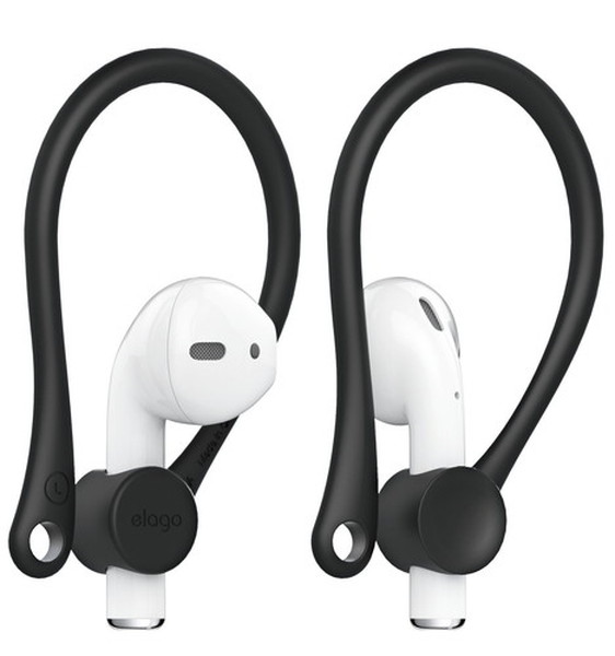 elago ���饴<BR>Ear Hook<BR>for AirPods<BR>��Black��<BR>EL_APDCSTPEH_BK