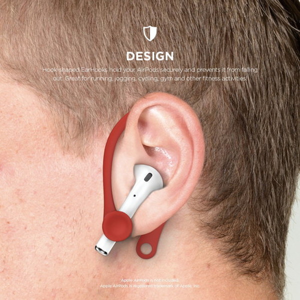 elago ���饴<BR>Ear Hook<BR>for AirPods<BR>��Red��<BR>EL_APDCSTPEH_RD