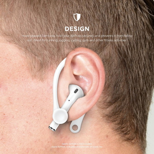 elago ���饴<BR>Ear Hook<BR>for AirPods<BR>��White��<BR>EL_APDCSTPEH_WH