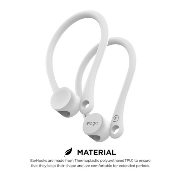 elago ���饴<BR>Ear Hook<BR>for AirPods<BR>��White��<BR>EL_APDCSTPEH_WH