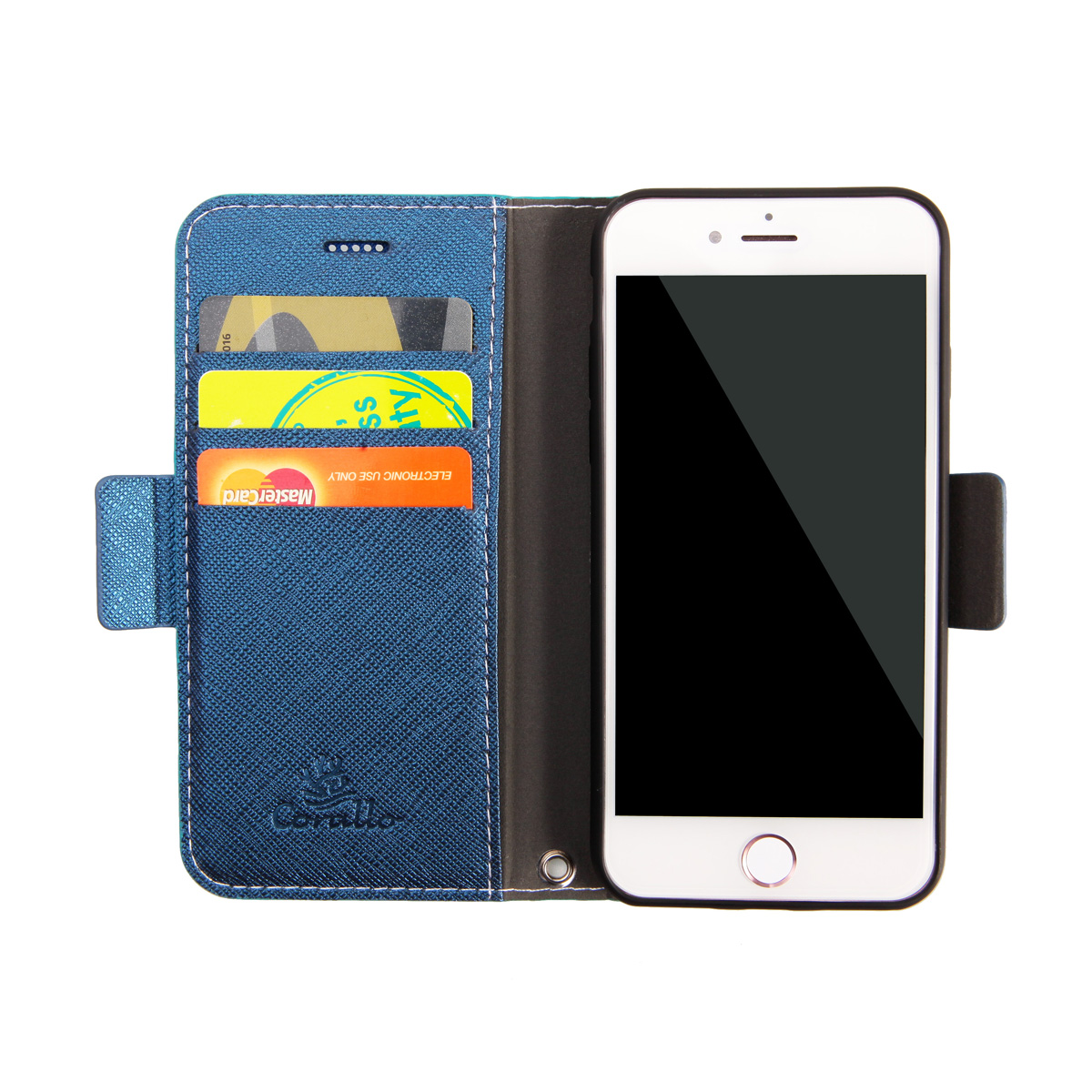 Corallo<BR>Nu for iPhone6/iPhone6s/iPhone7/iPhone8<BR>��Blue+Navy��<BR>CR_I47CSPLNU_BN