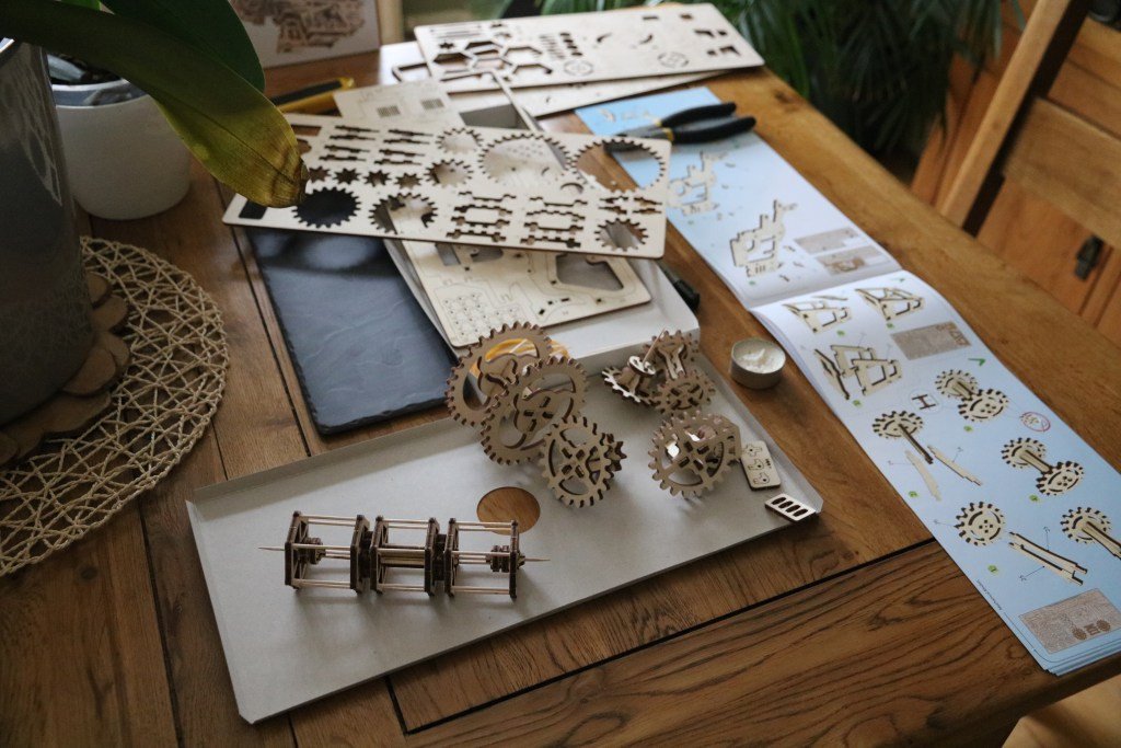 Ugears<BR>����DIY�Ȥ�Ω�ƥ��å�<BR>�ԥ���Х���ϡ��٥�������<BR>70010