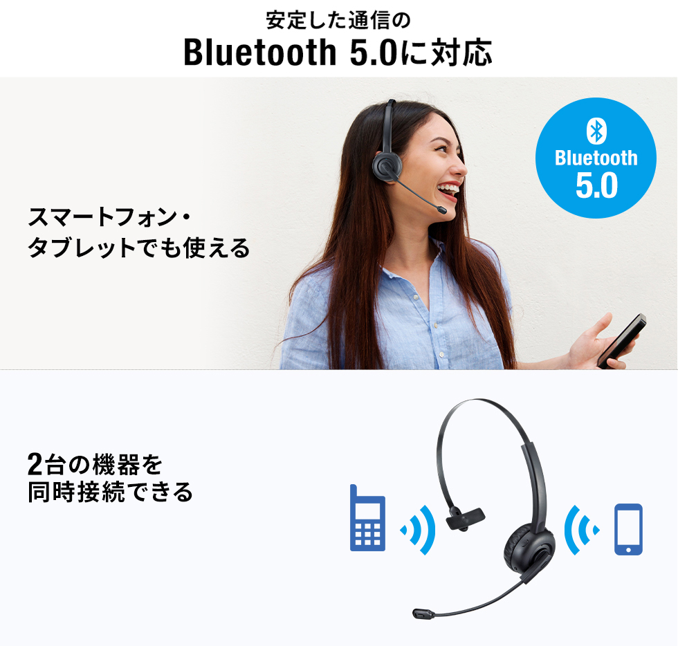 ����掠�ץ饤<BR>Bluetooth��³ �إåɥ��å�<BR>MM-BTMH58BK