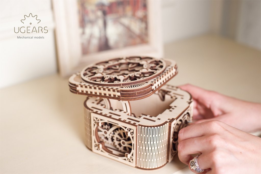 Ugears<BR>����DIY�Ȥ�Ω�ƥ��å�<BR>�ԥȥ쥸�㡼�ܥå�����<BR>70031