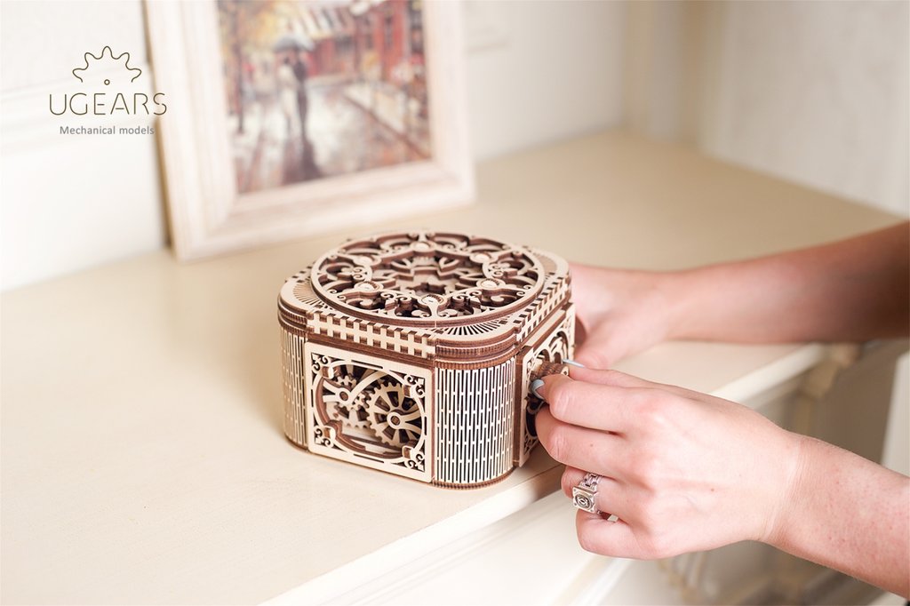 Ugears<BR>����DIY�Ȥ�Ω�ƥ��å�<BR>�ԥȥ쥸�㡼�ܥå�����<BR>70031