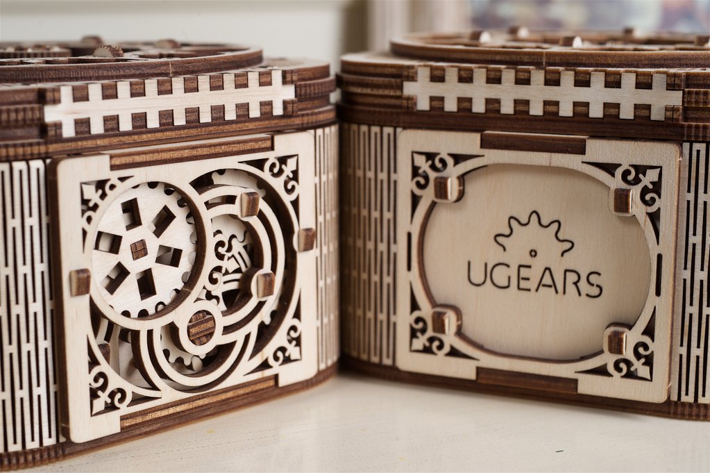 Ugears<BR>����DIY�Ȥ�Ω�ƥ��å�<BR>�ԥȥ쥸�㡼�ܥå�����<BR>70031