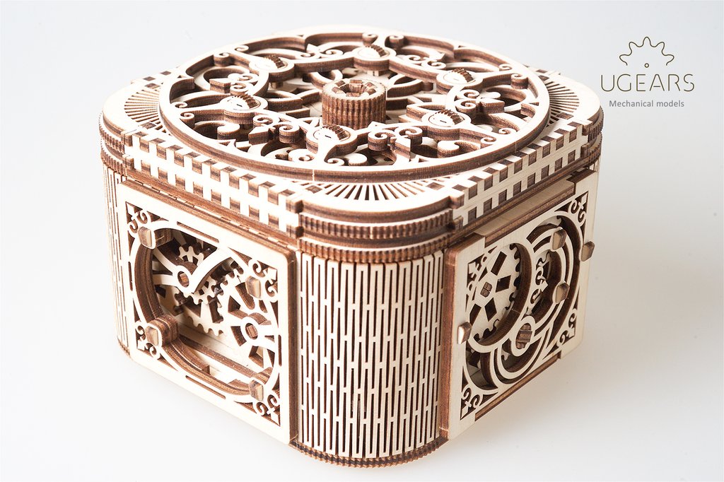Ugears<BR>����DIY�Ȥ�Ω�ƥ��å�<BR>�ԥȥ쥸�㡼�ܥå�����<BR>70031