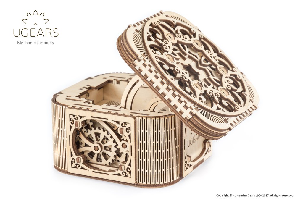 Ugears<BR>����DIY�Ȥ�Ω�ƥ��å�<BR>�ԥȥ쥸�㡼�ܥå�����<BR>70031