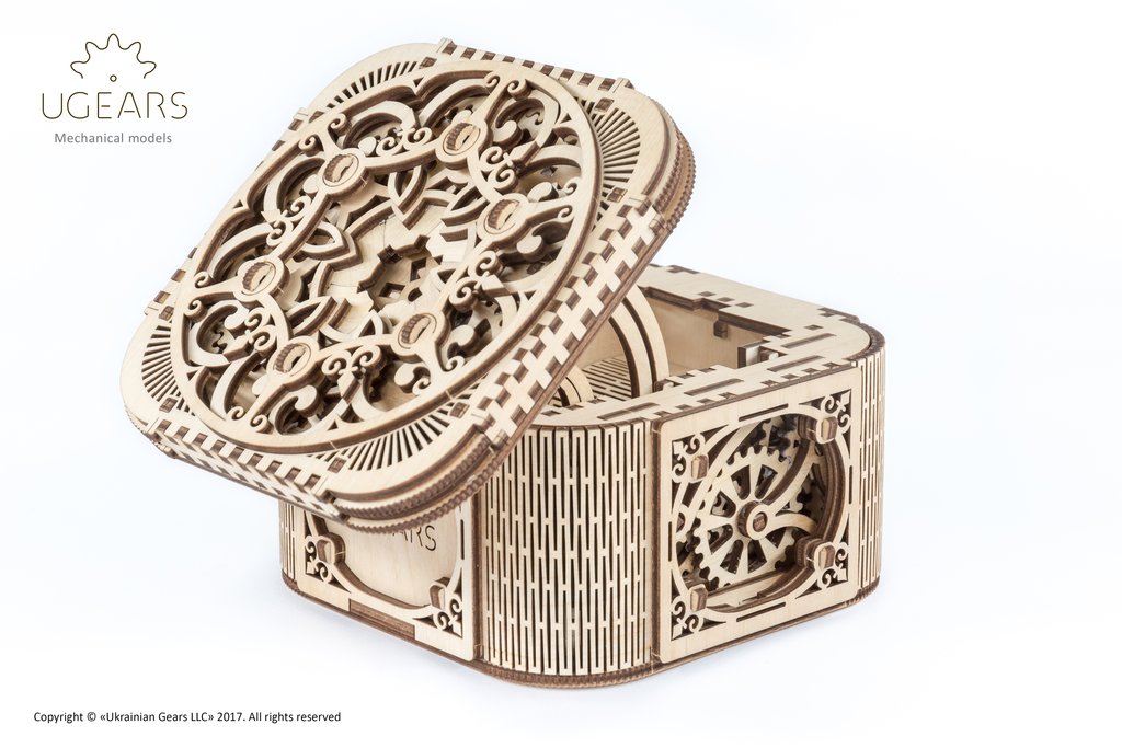 Ugears<BR>����DIY�Ȥ�Ω�ƥ��å�<BR>�ԥȥ쥸�㡼�ܥå�����<BR>70031