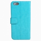 aglowDESIGN���������ǥ�����iPhone6 ����������ɼ�Ģ���쥶���������ԥ֥롼��IQ-IP6SU-BL