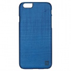 Man&Wood�ޥ�����å�iPhone6 ŷ���ڥ����� Midnight Blue�ߥåɥʥ��ȥ֥롼 �֥�å��ե졼��I4477i6