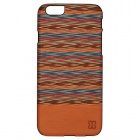 Man&Wood�ޥ�����å�iPhone6 ŷ���ڥ�����Browny check�֥饦�ˡ������å� �֥�å��ե졼��I4489i6