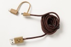 cheero����������ܡ�USB�����֥�with Lightning&microUSB���ͥ�����180cm��CHE-233