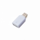 PGAPower/Sync AdapterLightning–micro USB�Ѵ������ץ��ԥۥ磻�ȡ�PG-IP5CN04WH