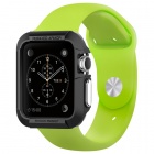 Spigen����ԥ���RuggedArmo for AppleWatchi�饮�åȥ����ޡ��������ԥ֥�å�/42mm��SGP11496