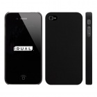�ڥ�������ʡ�DAQ[IRUAL]iPhone4/4s�ϡ��ɥ�����Hard case for iPhone4/4S�ԥޥåȥ֥�å�/�ݸ�ե�����ա�IRIPH410-MBK