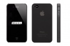 �ڥ�������ʡ�DAQ[IRUAL]iPhone4s���ѥϡ��ɥ�����Hard case for iPhone4S�ԥ������롼�֥�å�/�ݸ�ե�����ա�IRIPH420-SBK