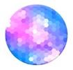 JOYSOCKETS���祤�����å�JOYSOCKETS SINGLE��Х��륰��åס�Sky blue marble��JS-020247