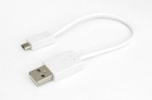 QTJmicroUSB���ͥ����б���������USB�����֥��20cm/�ۥ磻�ȡ�QX-041WH
