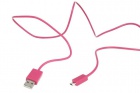QTJmicroUSB���ͥ����б���������USB�����֥��150cm/�ԥ󥯡�QX-042PK