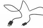 QTJmicroUSB���ͥ����б���������USB�����֥��150cm/�֥�å���QX-042BK