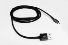QTJmicroUSB���ͥ����б����š��̿�USB���ȥ��󥰥����֥��150cm/�֥�å���QX-045BK