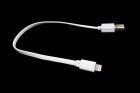 QTJLightning���ͥ����б�USB���š��̿������֥��20cm/�ۥ磻�ȡ�QL-040WH