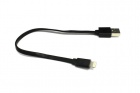 QTJLightning���ͥ����б�USB���š��̿������֥��20cm/�֥�å���QL-040BK