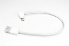 QTJLightning���ͥ����б�L����USB���š��̿������֥��20cm/�ۥ磻�ȡ�QL-042WH
