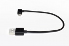 QTJLightning���ͥ����б�L����USB���š��̿������֥��20cm/�֥�å���QL-042BK