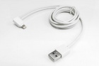 QTJLightning���ͥ����б�L����USB���š��̿������֥��150cm/�ۥ磻�ȡ�QL-043WH