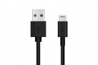 QTJLightning���ͥ����б�L����USB���š��̿����ޥ��륱���֥��120cm/�֥�å���QL-250BK