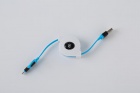 cheero������2in1 Retractable USB Cablewith Lightning�ԥۥ磻�ȡߥ֥롼/70cm��CHE-241-WB