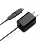 PGALightning��microUSB�ĥ��󥳥ͥ���AC���Ŵ��2.1A/�֥�å���PG-TAC21A01BK