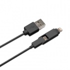 PGALightning��microUSB�ĥ��󥳥ͥ��� USB�����֥��100cm/�֥�å���PG-TC10M01BK