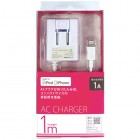 OSMA������MFIǧ��Lightning��AC���Ŵ��1m�ˡ�1A/�ۥ磻�ȡ�AC-L01-3W