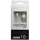 OSMA������MFIǧ�ڹ���ǽLightning�����֥�2.4A�б���10cm/�ۥ磻�ȡ�UD-SL010W