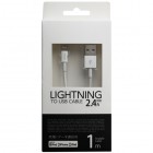 OSMA������MFIǧ�ڹ���ǽLightning�����֥�2.4A�б���100cm/�ۥ磻�ȡ�UD-SL100W