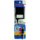 OSMA�����ޥ��ޡ��ȥե�����AC���Ŵ��1.5m�ˡ�1.3A/�֥�å���IAC-SP82KN