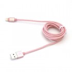 QTJMFILightning���ͥ����б�USB����ߡ���å��奱���֥��120cm/�ԥ󥯥�����ɡ�QL-046PG