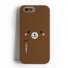 Fantasthick!Dparks Stand Case Simple Pet Seriesfor iPhone6/6s��Bear��I6S06-15D685-19