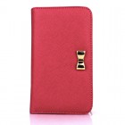 Fantastick!Diary Wallet Case(������å�)for iPhone7��Ribbon Pink��I7Y06-16B761-04