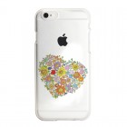 Fantastick!Dparks CLEAR DESIGYfor iPhone7��flower heart��I7Y06-16C783-03